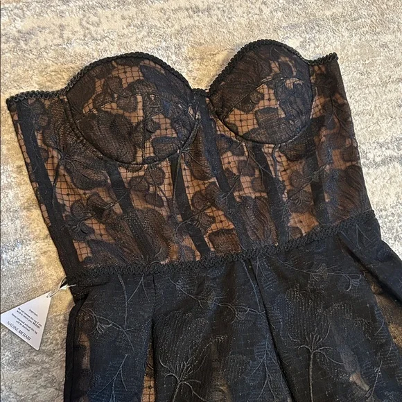 nadine merabi olivia black dress NWT!